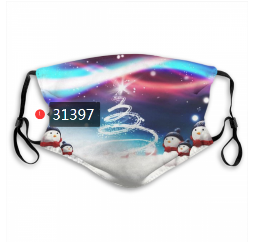 2020 Merry Christmas Dust mask with filter 26